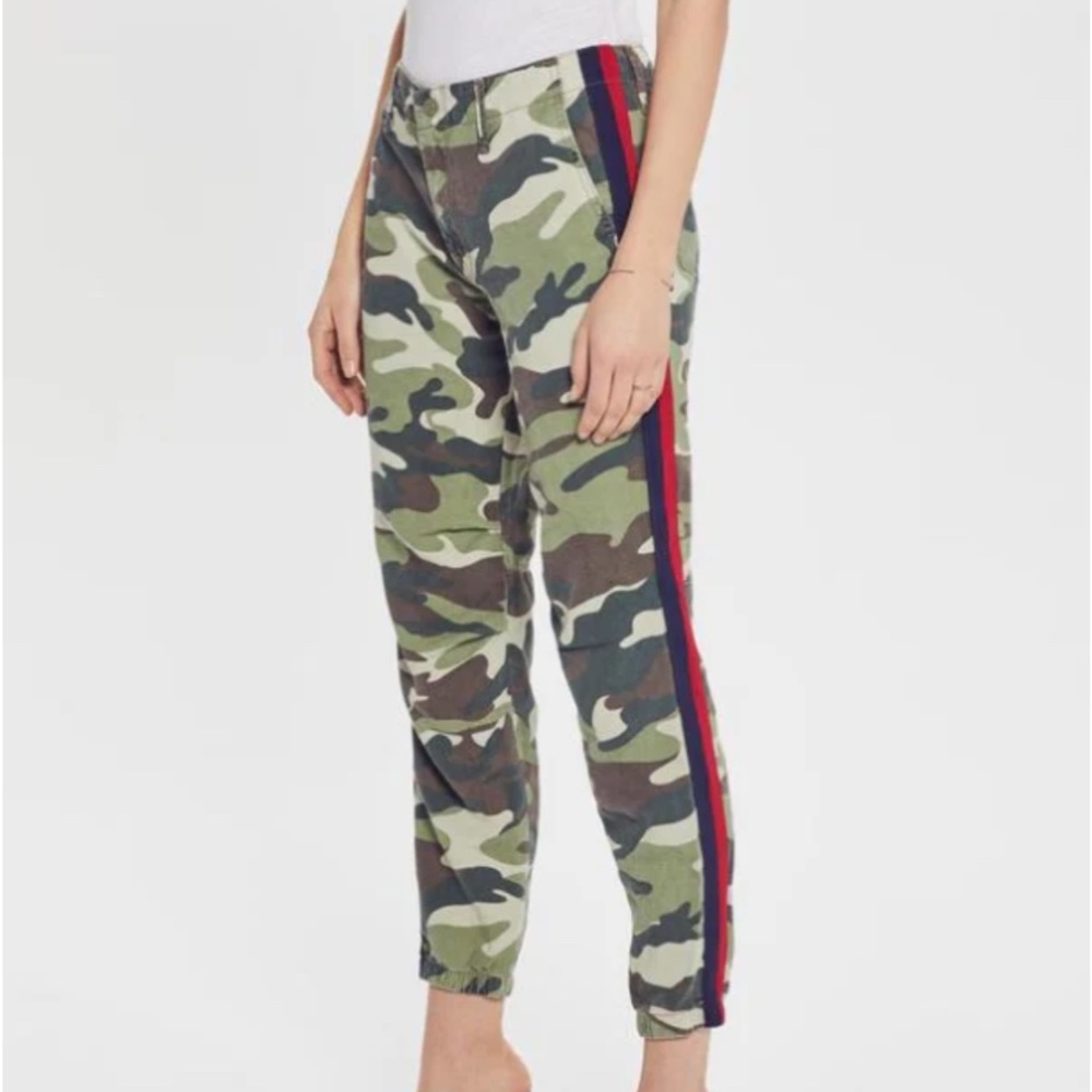 MOTHER No Zip Misfit in Camo cropped 27